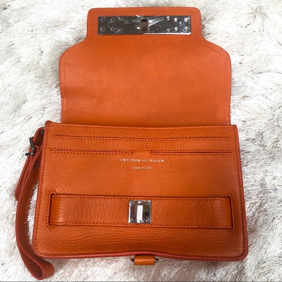 Proenza Schouler Orange Clutch Handbag - Picture 6 of 8